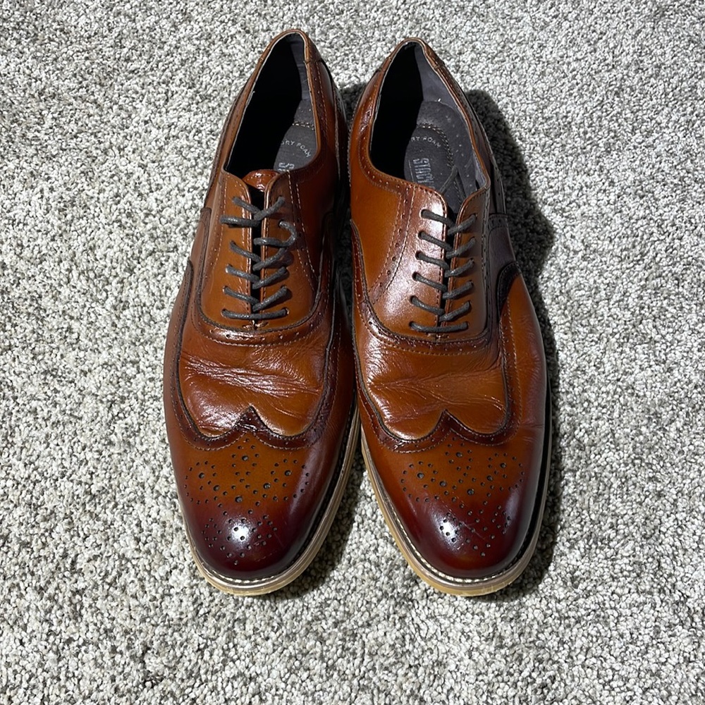 Stacy Adams Leather Wingtips